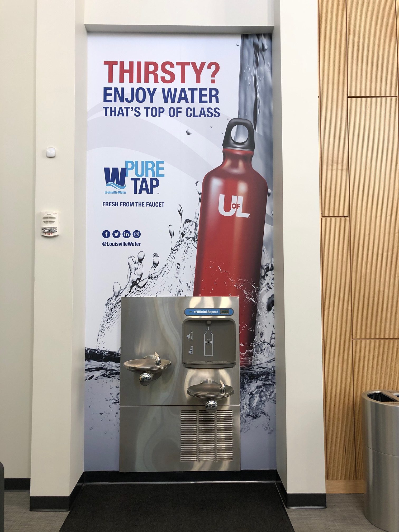 New places to fill-up on the U of L campus - Louisville Water Company