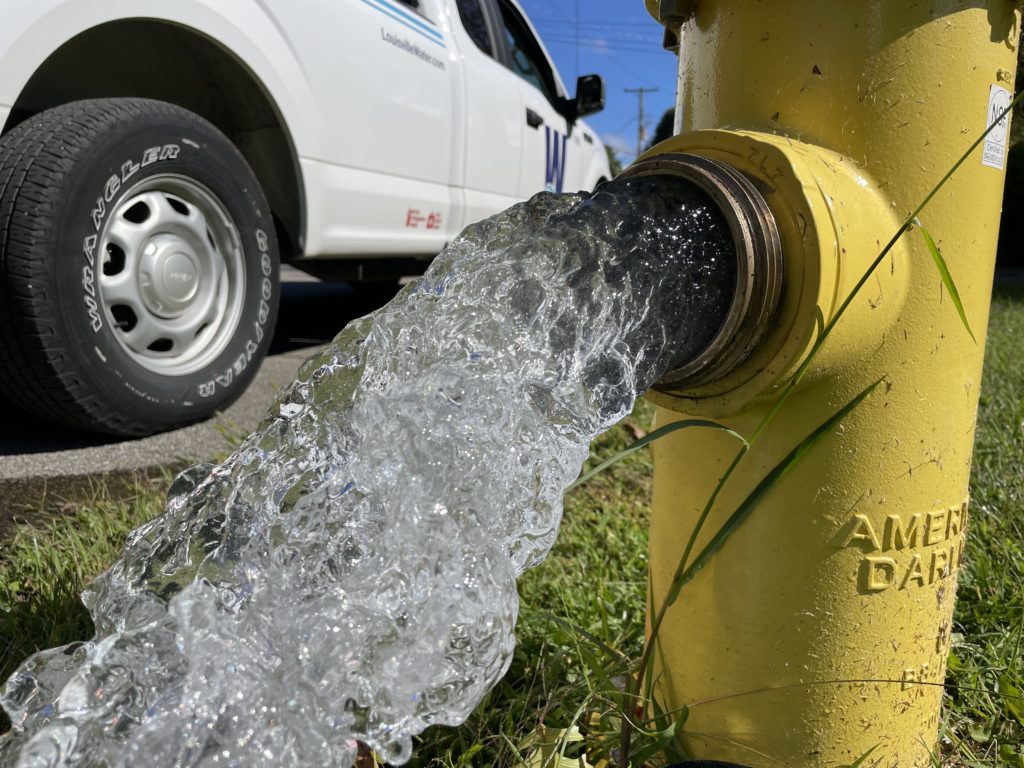 Fire Hydrant Flushing - Louisville Water Company