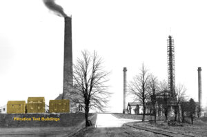Filtration Test buildings circa 1896