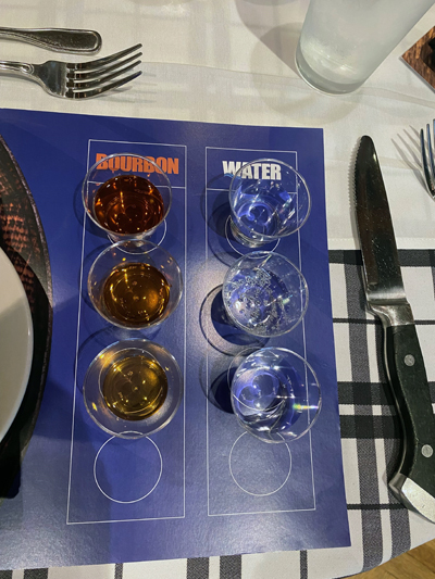 Bourbon water tasting in Chicago