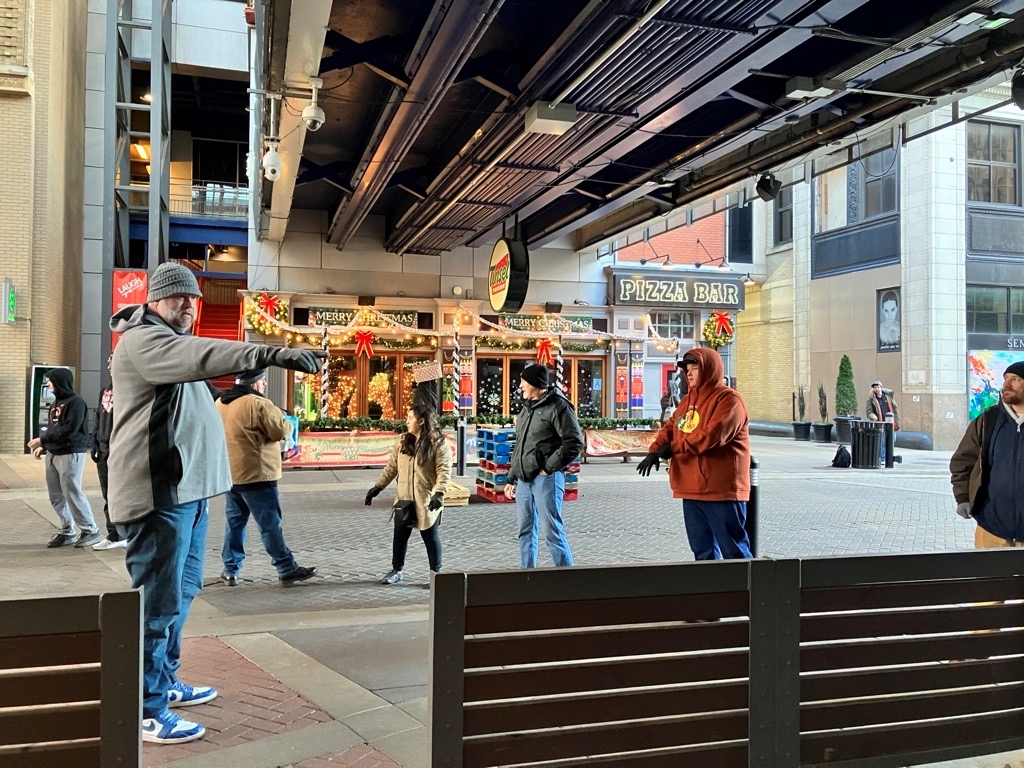 Boxes of Love - outside line RESIZE Boxes of Love at Fourth Street Live!