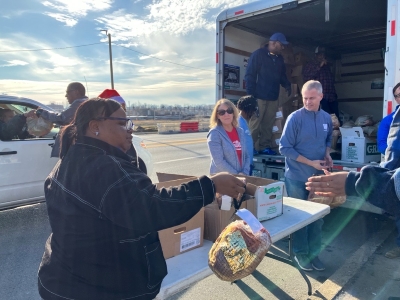 West Louisville holiday meals giveaway