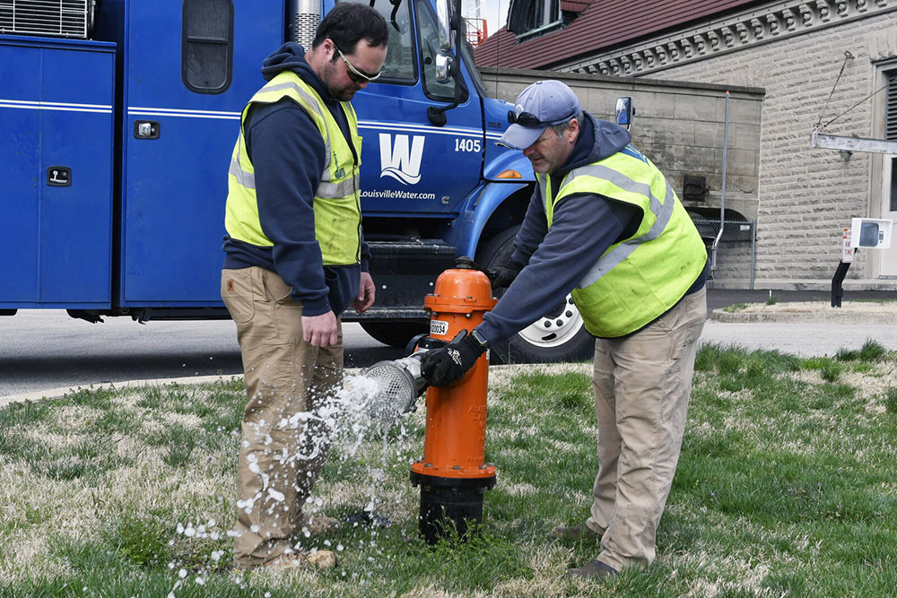 fire hydrant flushing