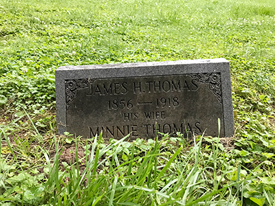 Headstone of James H. Thomas
