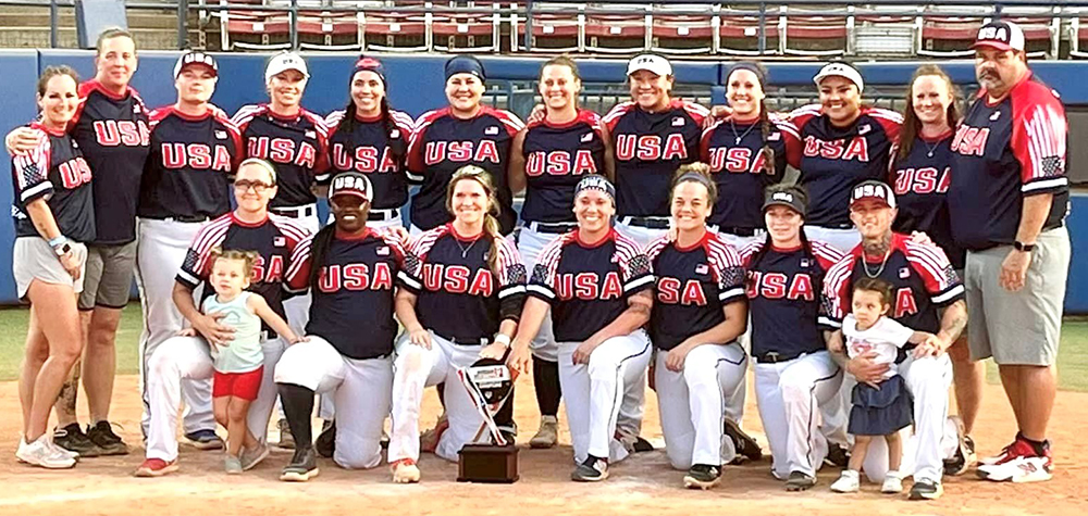 USA slowpitch softball team