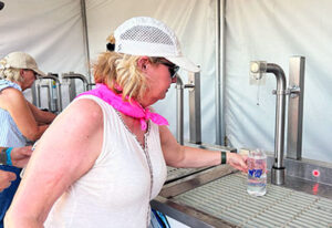 Bourbon and Beyond water refill station