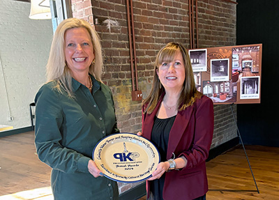 receiving the KY preservation award