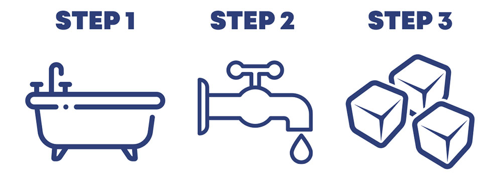 Step icons in lifted Boil Water advisory