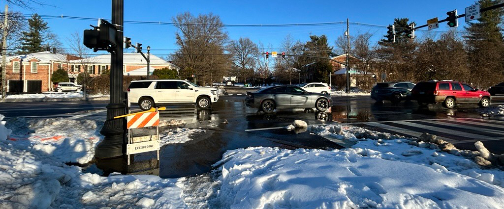 Brownsboro Rd pipe break