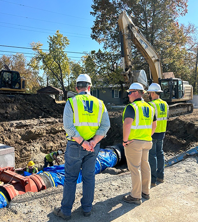 Bullitt Co. pipe install