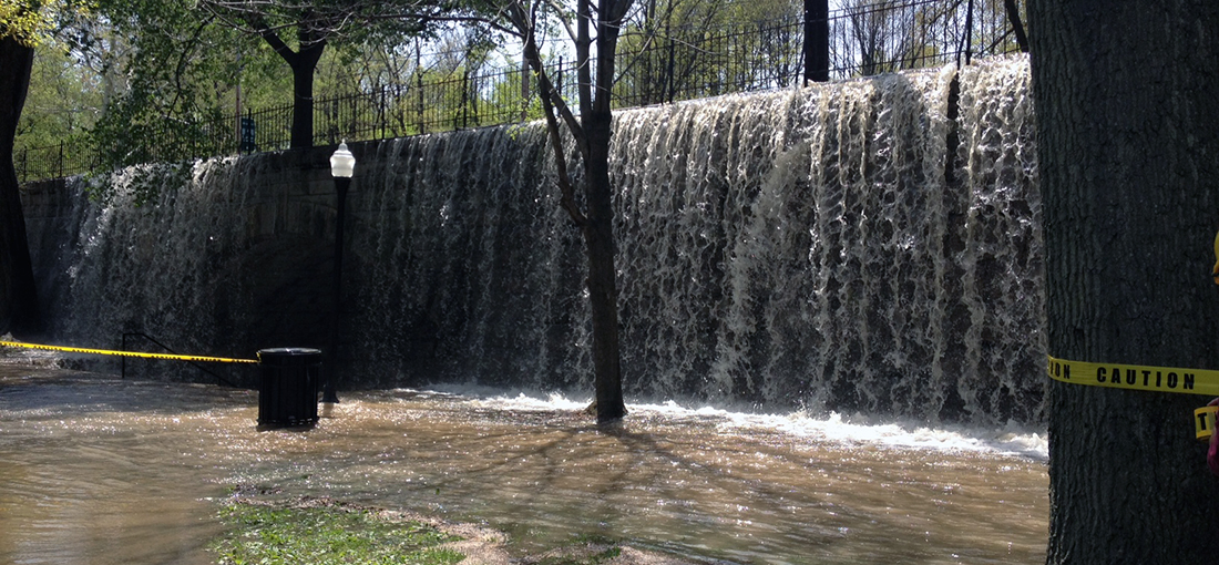 Tyler Park water fall