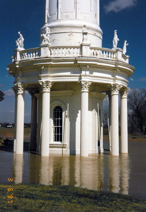 1997 flooding at Louisville Water Tower