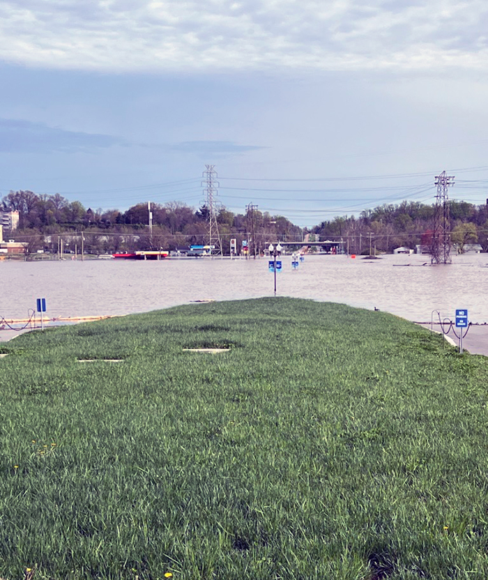 April 9, 2025 - An employee's view from Louisville Water Tower.