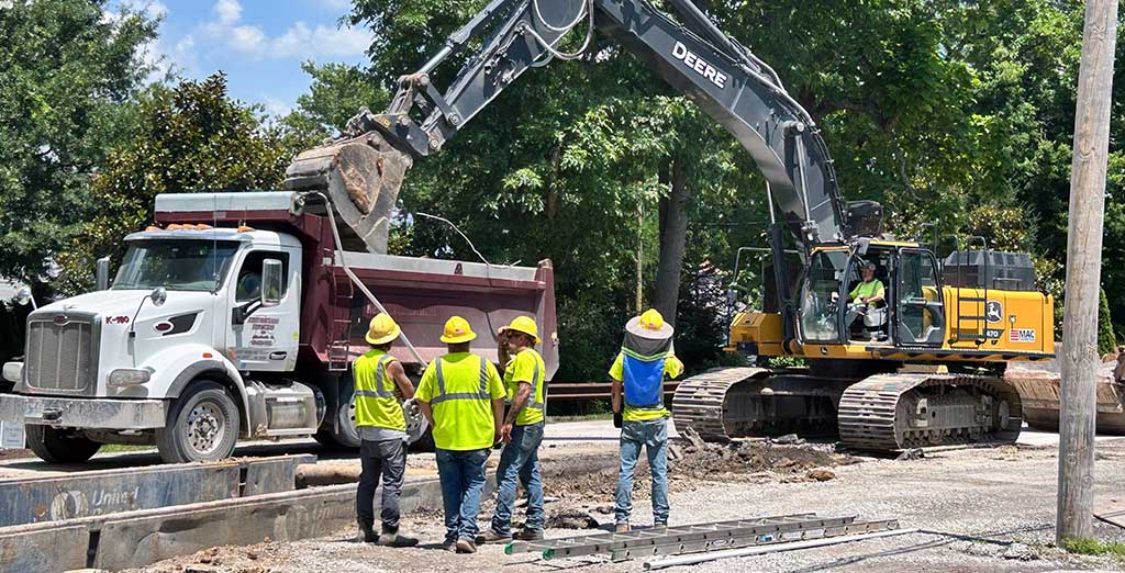 River Rd near Boxhill construction