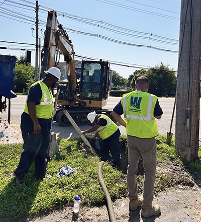 Crew working in the heat - 2025