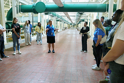 new employee tour at crescent hill