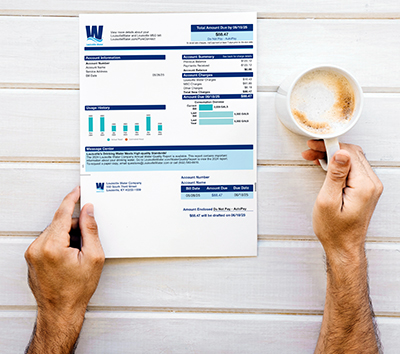Water bill example