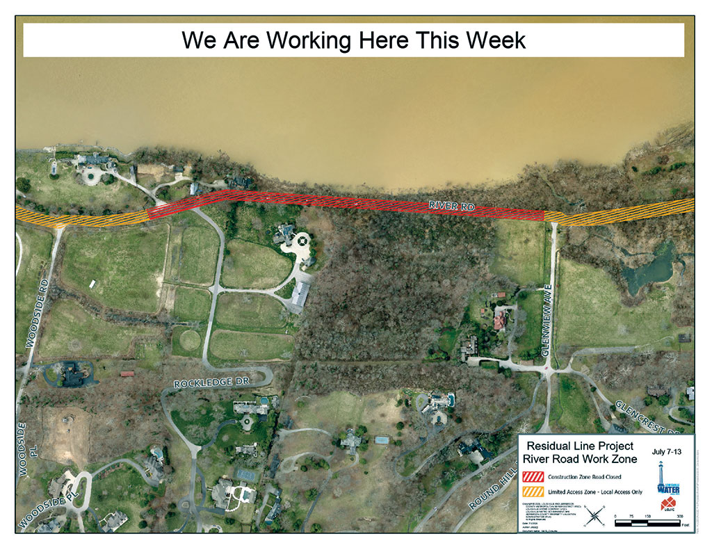 residual line map