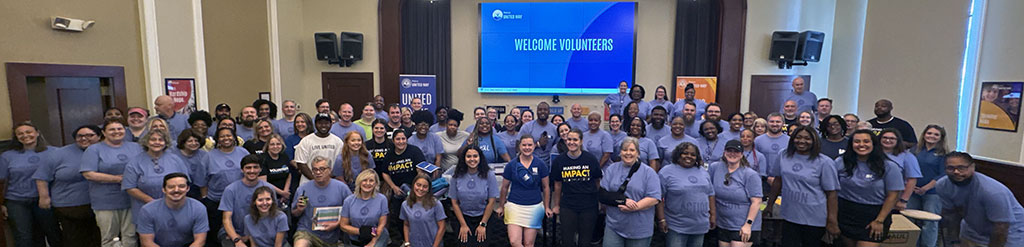 Service board backpack stuffing 2025 volunteers