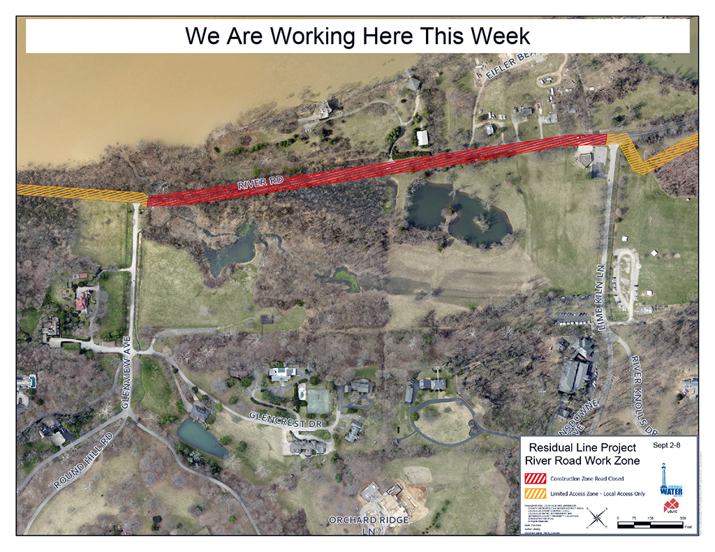 Residual Line Project map