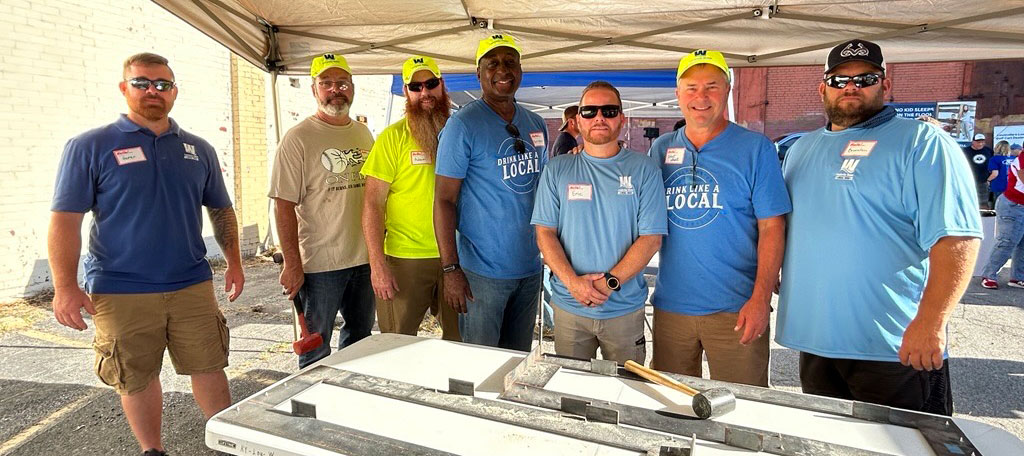 SIHP Build a bed volunteers