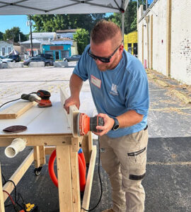 SIHP Build a bed volunteers