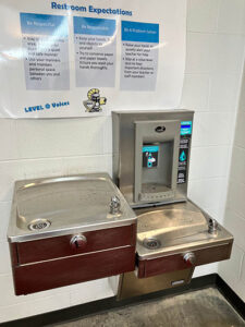 Norton Commons water fountain