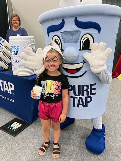 girl with tapper