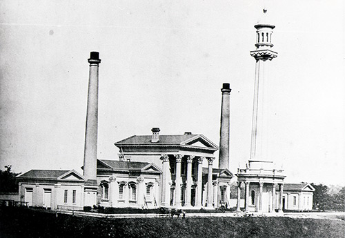 LWT and pump station - historic