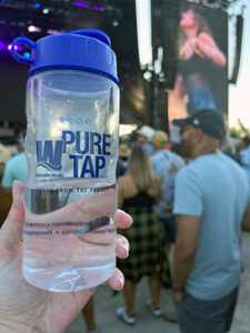 Bourbon & Beyond crowd with Pure Tap bottle