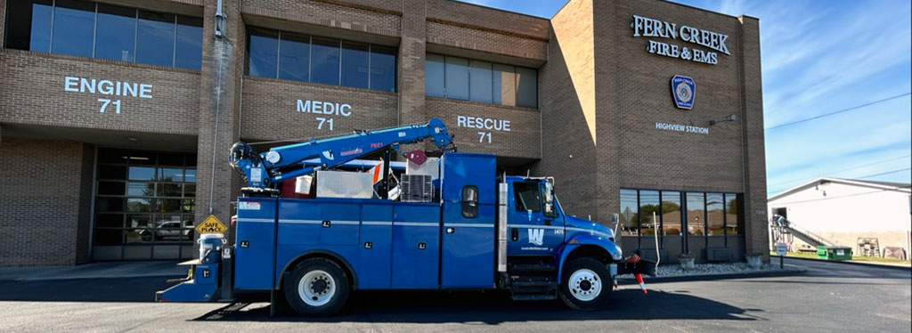 Louisville Water truck at FCFD