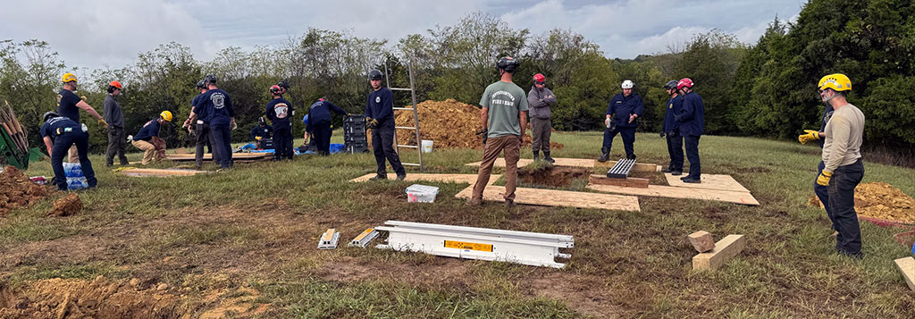 trench rescue fire training