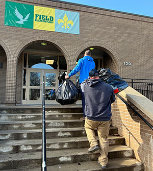 Field Elementary Christmas delivery