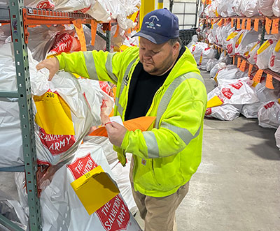 Salvation Army volunteers