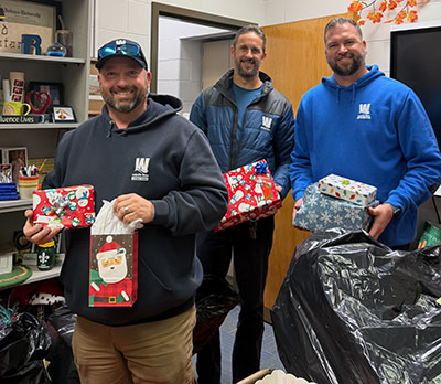 Plant Maintenance team gifts 