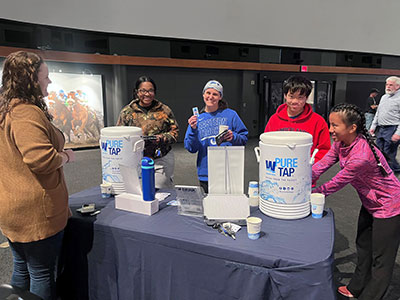 PureTap table at Norton training kickoff