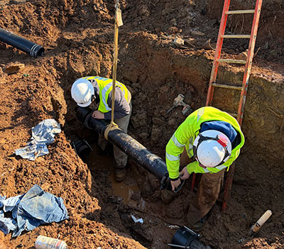 Watterson Trail main break