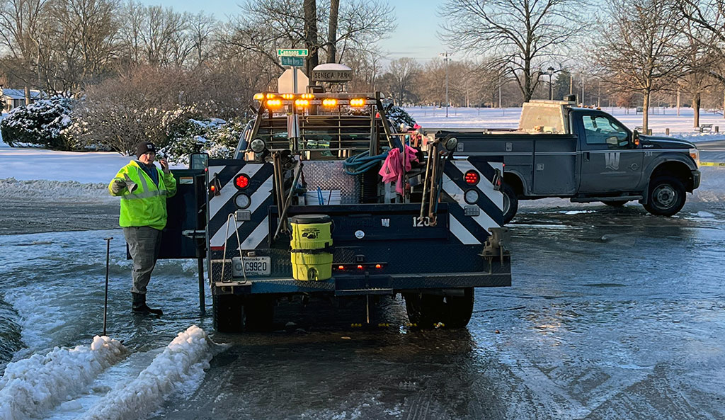 Willis Ave main break