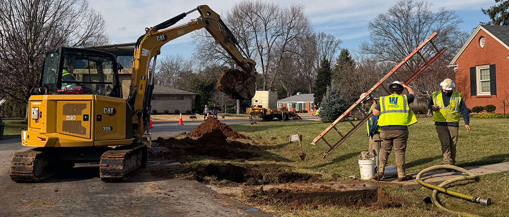 January main break repair