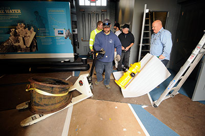 Fire hydrant waterworks arrival - 2013