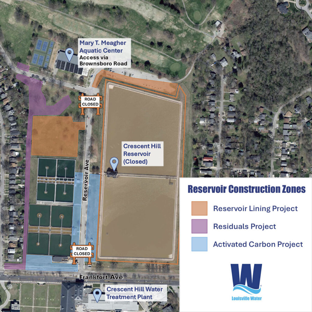 Crescent Hill construction map