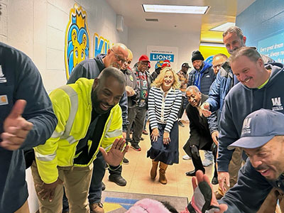 Flash Dads at King elementary
