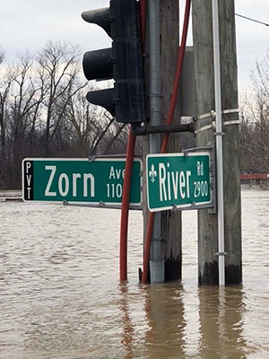 Flooding in April 2025