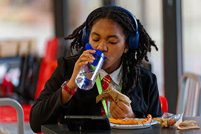 Student enjoys Louisville Pure Tap at science competition