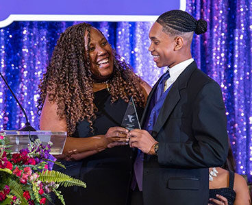 Thomas family scholarship winner banquet