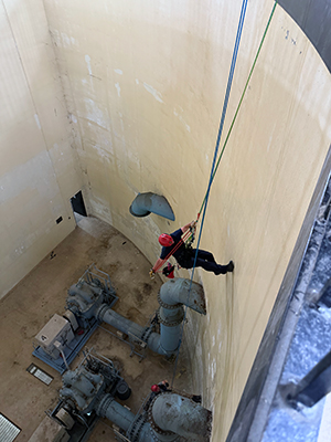 Firefighter training
