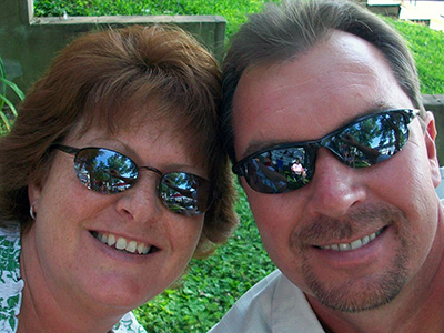 John Booher and his wife, Pam