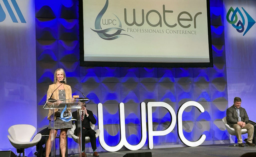 Megan Talley at the AWWA convention