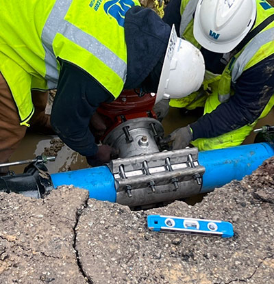 J. Toney main break crew