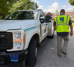Tim Johnson with LW truck